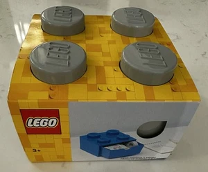 NEU LEGO Schreibtisch Schublade stapelbar Aufbewahrung mit 4 Knöpfen, in grau grau, Ziegel - Bild 1 von 4