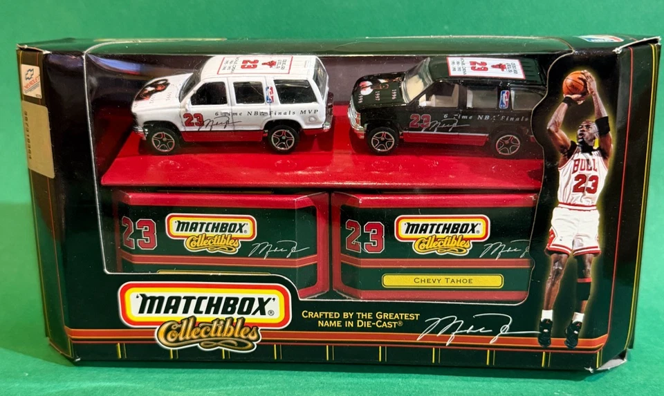 Matchbox Michael Jordan #23 Chicago Bulls Chevy Tahoe 1/64 Diecast MOC BX63 - Image 1 of 1
