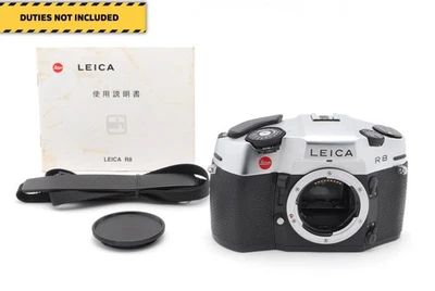 [COMO NUEVA+++ con correa] Cámara fotográfica Leica R8 SLR 35 mm cuerpo plateado de JAPÓN Foto 1 de 4