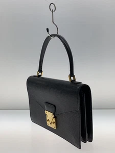 LOUIS VUITTON Concorde Epi Black Leather Black from Japan - Picture 1 of 7