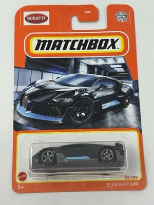 Matchbox Black 2018 Bugatti Divo #39 B4 - Image 1 of 4