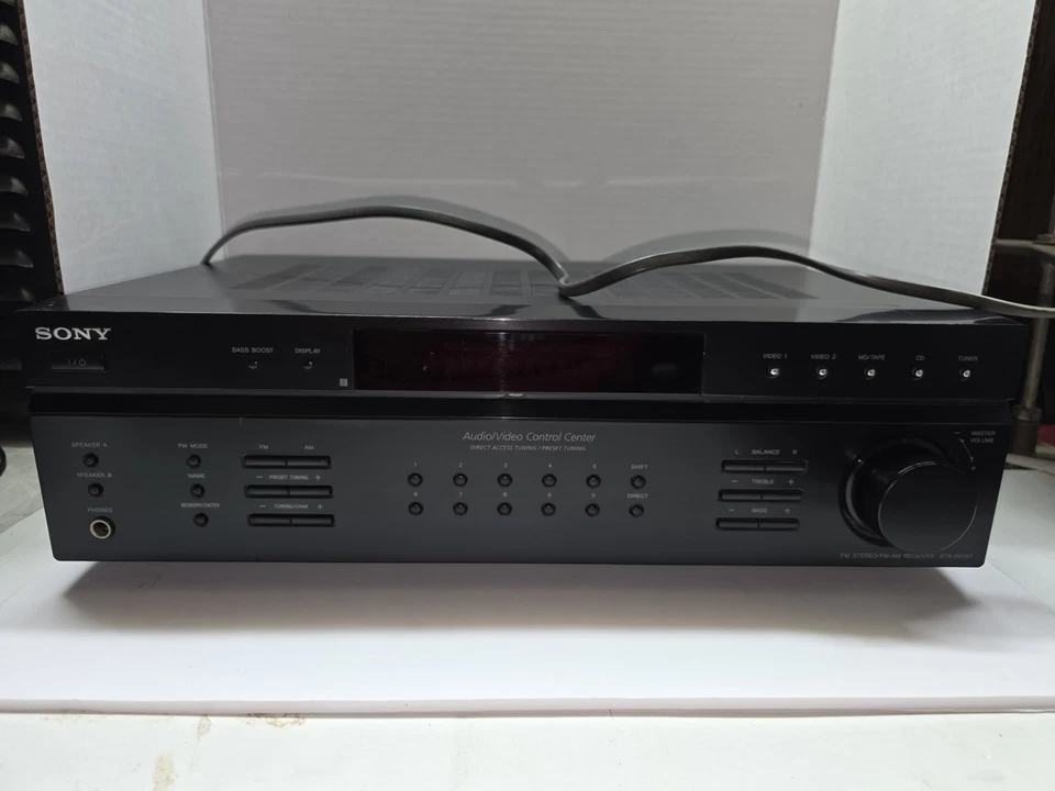 Sony STR-DE197 AV Stereo Receiver Amplifier Digital AM FM - Image 1 of 4