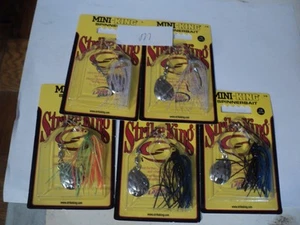 5 - STRIKE KING MINI KING SPINNERBAITS NIP (MIXED COLORS) LOTM - Picture 1 of 1