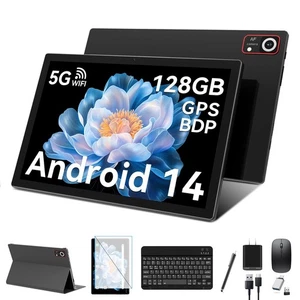 Android 14 Tablets 10 Inch, 5G WiFi Tablet Mit 8GB RAM+128GB ROM(1TB TF),2 in... - Picture 1 of 8