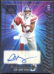 Panini Luminance Plaxico Burress 2022 ILL-PLB tinta iluminada automática/99 gigantes - Imagen 1 de 2