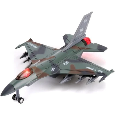 Diecast Fighter Jet Toy Military Falcon Replica Model - 1:400 Scale Airplane ... - Image 1 of 4