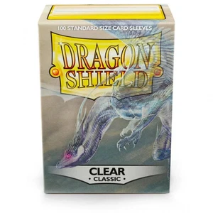 Dragon Shield - Classic Standard Size Sleeves 100pk - Clear - Picture 1 of 2
