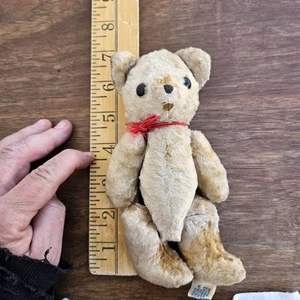 Vintage 1950-60s Mohair R. Dakin Jointed 7” Teddy Bear - Picture 1 of 10