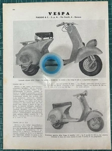Rara Pubblicità PIAGGIO VESPA 125 e 150 G.S. del 1954 - Picture 1 of 1