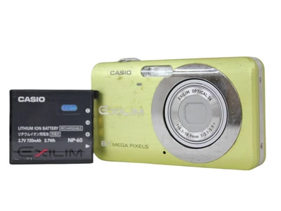 Casio EXILIM EX-Z80 Green 8.1MP Compact Digital Camera From Japan Used Casio - Image 1 of 4