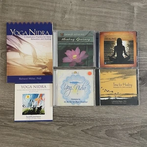 Yoga Nidra 6 CD & Book Lot Guided Meditative Practice Deep Relaxation & Healing - Bild 1 von 3