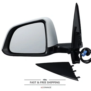 Left Driver Side Mirror White Memory Recall For Tesla Model Y 2020-2022 2023 LH - Picture 1 of 19