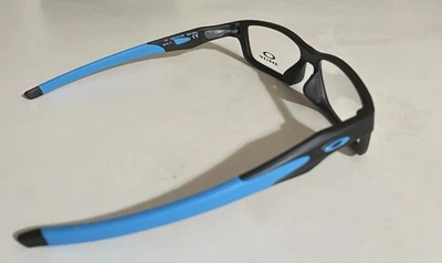 OAKLEY CROSSLINK 0X8118-0156 SATIN BLACK /SKY BLUE EYEWEAR - Image 1 of 4