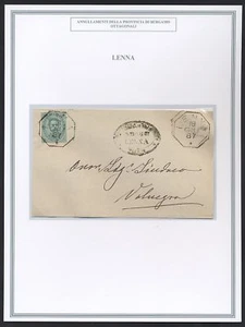 Involucro da Lenna 19 Giu 87 con 5 centesimi - Imagen 1 de 1