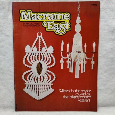 Diseños y proyectos de decoración del hogar Macrame East 1978 de colección raros de Margo Kaplin MC100 Foto 1 de 4