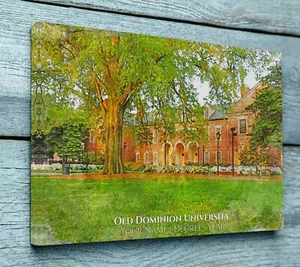 Old Dominion University watercolor. Graduation gift, Old Dominion University Pr - Picture 1 of 6
