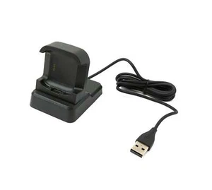 Kabel USB 2.0 120 cm stacja ładująca do smartwatcha Fitbit Versa 2 w kolorze czarnym - Zdjęcie 1 z 4