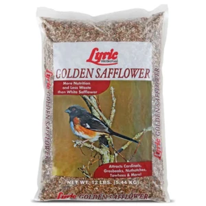 12 Lbs. Golden Safflower Wild Bird Seed - Picture 1 of 12