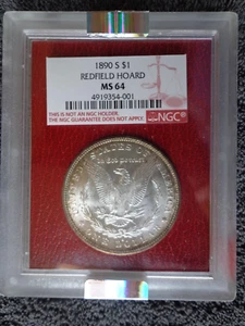 1890-S $1 MS64 NGC-Redfield Collection Morgan Dollar - Picture 1 of 4