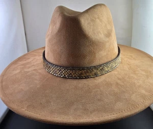 Klapperschlangenfell Hutband verstellbar Western Cowboy Cowgirl mit Alligatorfell - Bild 1 von 24