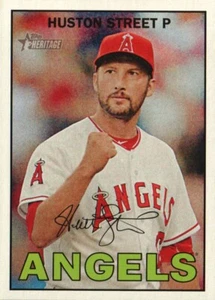 2016 Topps Heritage #283 - Huston Street - Los Angeles Angels 16-522 - Picture 1 of 2