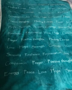 WOLF CREEK BLANKET - Compassion Blanket - Strength Courage & Super Soft Warm Hug - Imagen 1 de 7