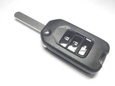 RFC 3 button flip key case for Honda CR-V remote key HON66 2013 2014 2015 2016 - Image 1 of 4