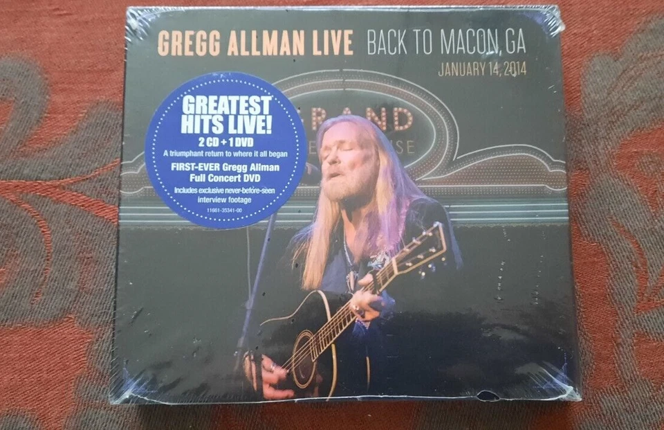 Gregg Allman Live: Back to Macon, GA [2CD/1DVD] [Digipak] by Gregg Allman NEW - Image 1 of 4