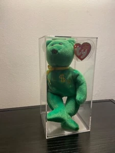 Authenticated Beanie Baby - BILLIONAIRE BEAR #15 (Ty Warner Signed /696) MWMT-MQ - Picture 1 of 2