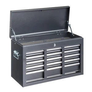 Metal Tool Chest 5 Drawer Toolbox w/Top Storage Tray for Garage Trunk Household - Picture 1 of 5