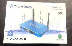 SuperBox S5 MAX 5th Gen Media Player with Bluetooth Voice Command Latest Edition