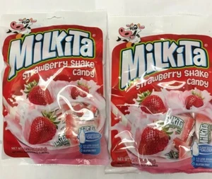 2 BOLSAS de Caramelo Batido de Fresa Milkita 4.23oz ea. w 30 uds. Envío gratis en USA - Imagen 1 de 3