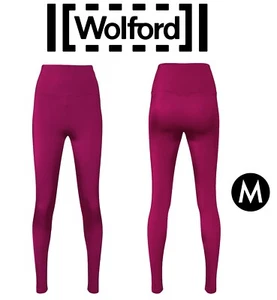 WOLFORD The Workout Leggings High Waist MINERAL RED MERLOT Medium - Picture 1 of 2