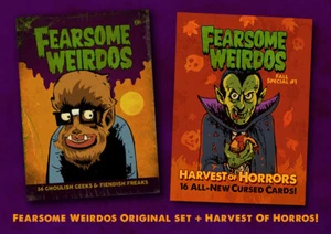 FEARSOME WEIRDOS Sets 1 & 2  Robert Jimenez Trading Cards Monsters Lowbrow Art - Picture 1 of 6