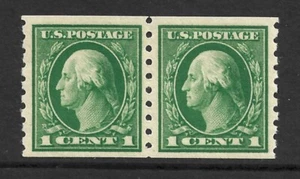 US Scott #412 VF/XF OG XXLH 1912 Choice Pair w/PF Certificate - Picture 1 of 2