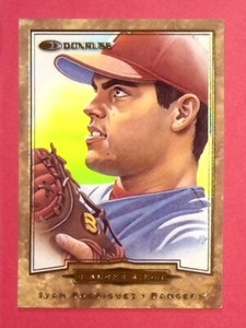 1998 Donruss Diamond Kings Baseball Card #3 Ivan Rodriguez #1,988/10,000