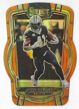 2022 PANINI SELECT ALVIN KAMARA CLUB LEVEL PRIZM ORANGE DIE-CUT /199 #228