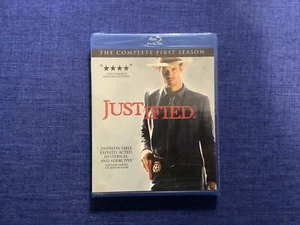 Justified: Season 1 Blu-Ray (3 Disc) Western - Brand New Sealed Region A , B - Picture 1 of 2