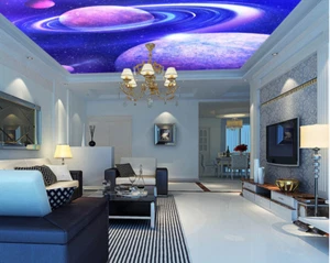 3D Purple Planet Space 9635 Wall Paper Wall Print Decal Wall Deco AJ WALLPAPER - Picture 1 of 6