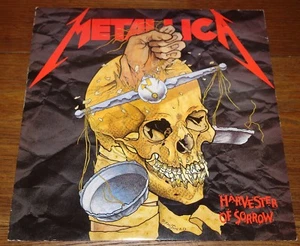 METALLICA ~ HARVESTER OF SORROW ~ UK 3-TRACK 12" 1988 W/ ORIGINAL PICTURE SLEEVE - Picture 1 of 6