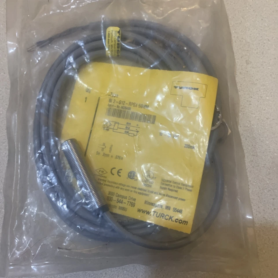 Turck BI 2-G12-AN6X 50MM Inductive Sensor - Image 1 of 1