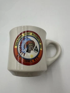 1993 Makajawan Boy Scouts of America Kaffeebecher/Tasse Pfeil Goldrand BSA schneller Versand - Bild 1 von 3