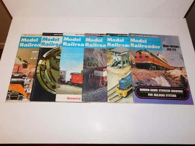 RARE! X7 LOT Model Railroader Magazines 1972 - MORE IN STORE!! - Image 1 of 4