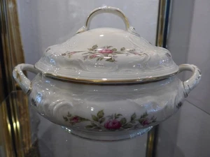 Rosenthal Porzellan Sanssouci elfenbein Moosrose Suppen Terrine 1l - Picture 1 of 8