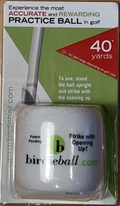 Pelota de golf de práctica BirdieBall 40 yardas nueva en paquete - (rango de 20-60 yardas) - Imagen 1 de 7
