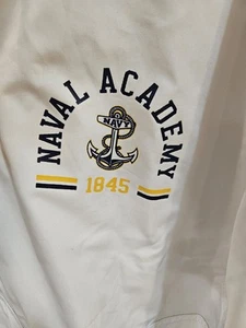United States Navy Naval Academy Military Windbreaker Jacket Men’s Medium Hoodie - Picture 1 of 7