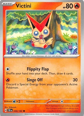 Victini 030/162 SV05 Temporal Forces Pokemon 007796 - Image 1 of 2