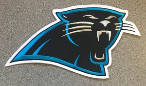 1995-2001 CAROLINA PANTHERS NFL FOOTBALL VINTAGE LARGE 9.75" TEAM LOGO PATCH - Picture 1 of 3