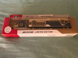 NFL 2002 St LOUIS RAMS scala 1:80 pressofuso edizione limitata trattore-rimorchio - Foto 1 di 4