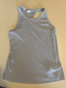 Girls Ultra lite Go-Dry Light Blue Ribbed Tank Size L (10-12) - Picture 1 of 6